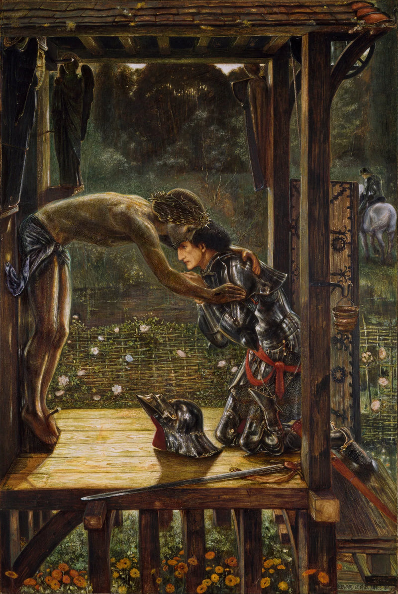 Den Barmhjertige Ridder - Edward Burne-Jones