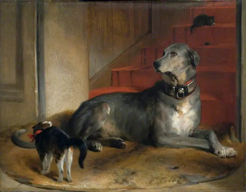 Lady Blessingtons hund: La barrière - Edwin Henry Landseer