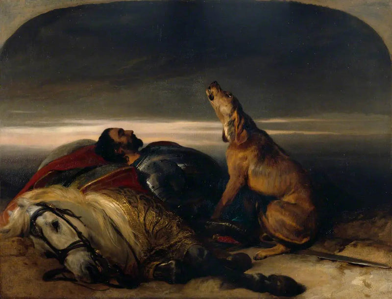 Den trofaste hund - Edwin Henry Landseer