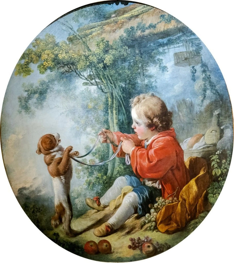 Den kloge hund - Jean-Honoré Fragonard
