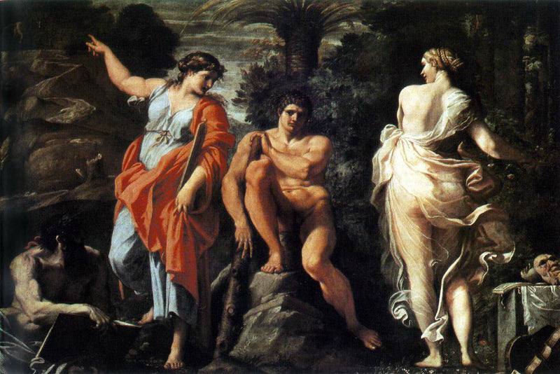 Hercules' Valg - Annibale Carracci