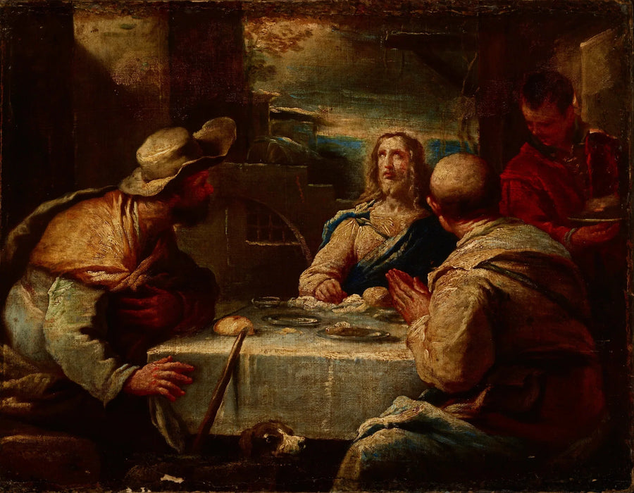 Kristus i Emmaus - Luca Giordano