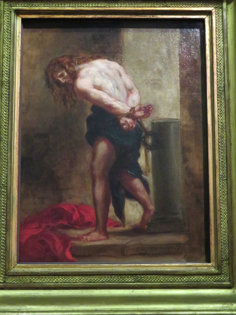 Kristus ved søjlen - Eugène Delacroix