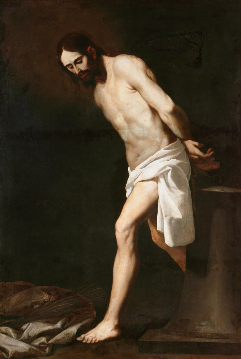 Kristus ved søjlen - Francisco de Zurbarán