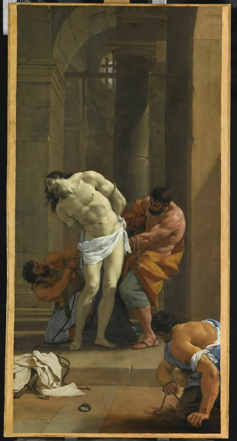 Kristus ved søjlen - Simon Vouet