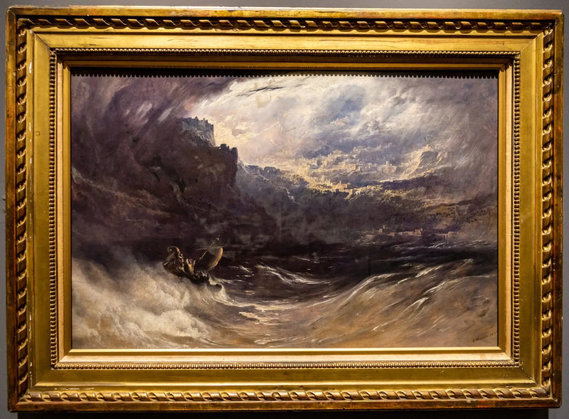 Kristus beroliger stormen - John Martin
