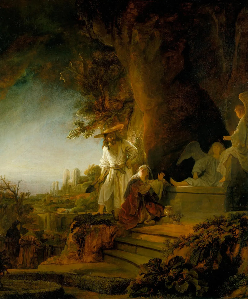 Kristus, der viser sig som gartner for Maria Magdalena - Rembrandt