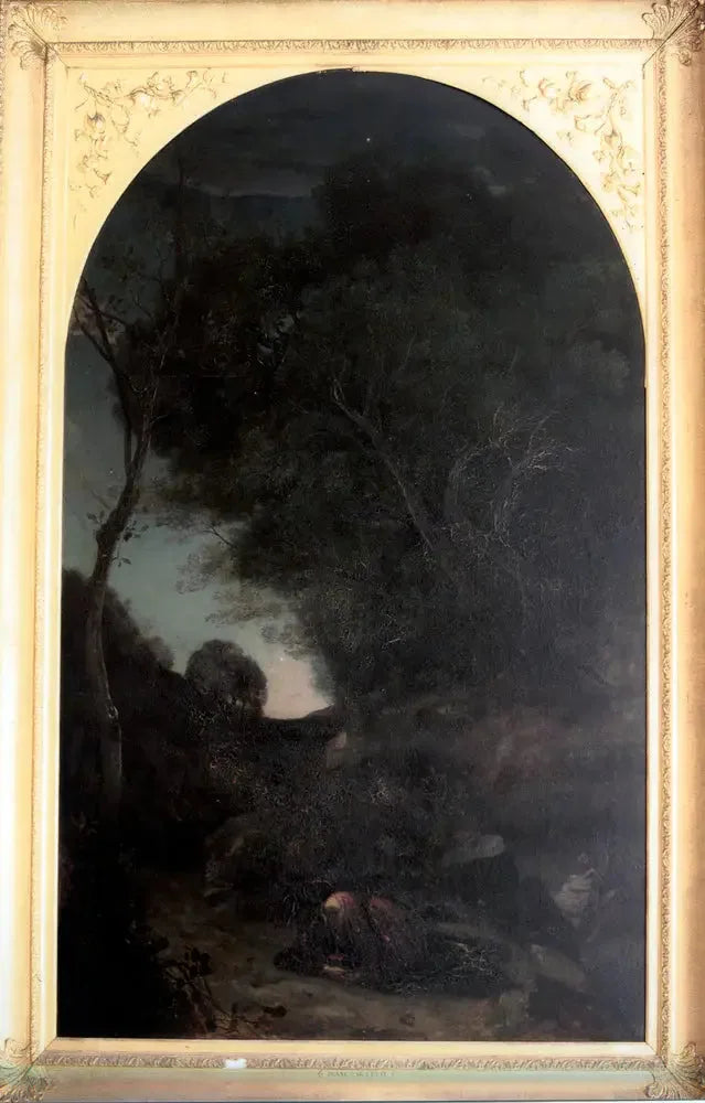 Kristus i Oliventræet - Jean-Baptiste Camille Corot