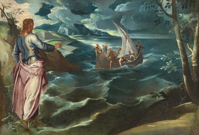 Kristus ved Tiberiassøen - Jacopo Tintoretto