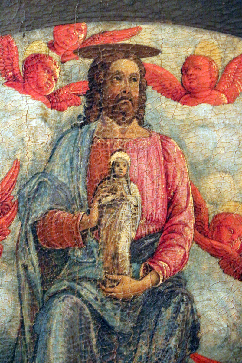 Kristus med Jomfru Marias sjæl - Andrea Mantegna