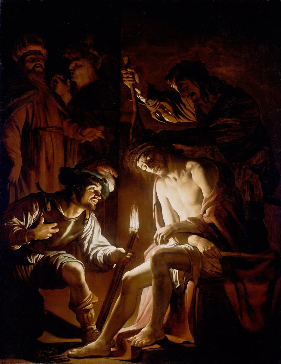 Kristus med tornekrone - Gerrit van Honthorst