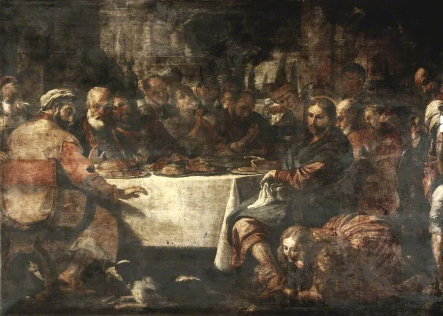 Kristus i Simoons hus - Mattia Preti