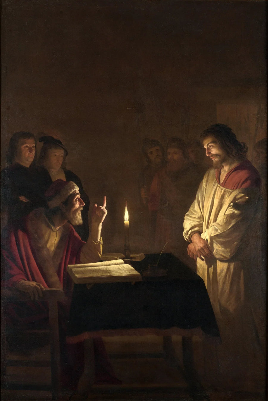 Kristus foran ypperstepræsten - Gerrit van Honthorst