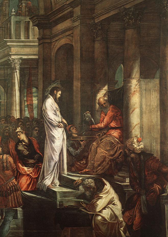 Kristus foran Pilatus - Jacopo Tintoretto