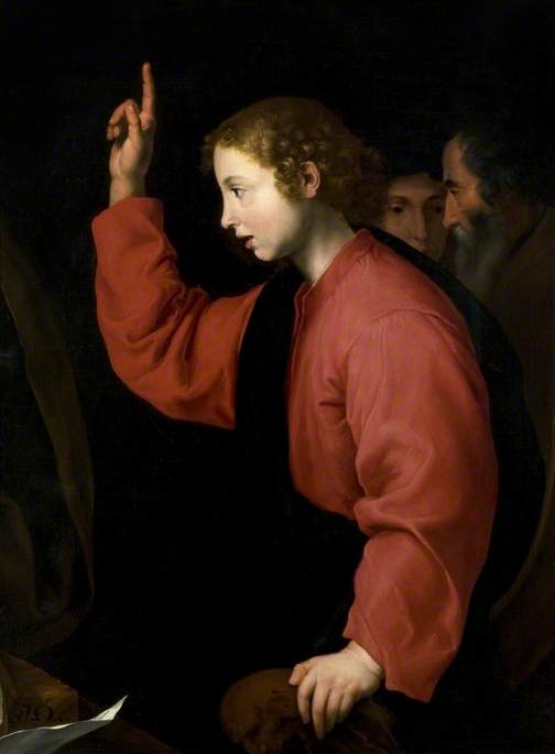 Kristus, der diskuterer med lægerne - Jusepe de Ribera