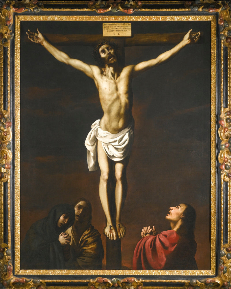 Kristus på korset med Johannes, Maria Magdalena og Jomfruen - Francisco de Zurbarán