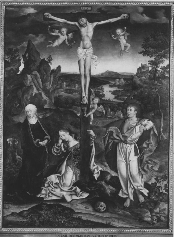 Le Christ en croix - Joos van Cleve - Alpha Reproduction