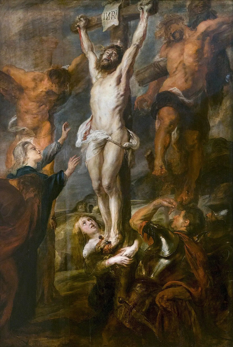 Kristus mellem de to røvere - Peter Paul Rubens