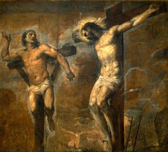 Kristus og den gode røver - Titian