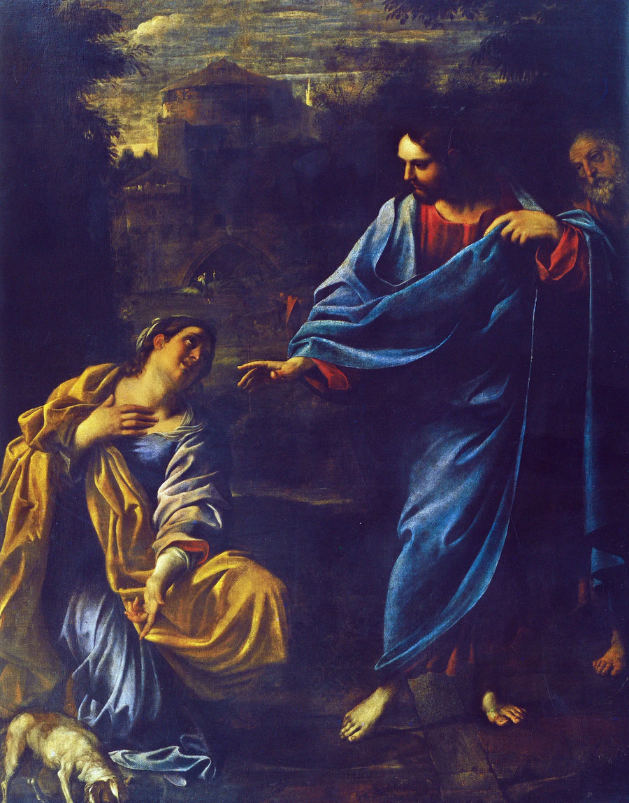 Kristus og den kanaanæiske kvinde - Annibale Carracci