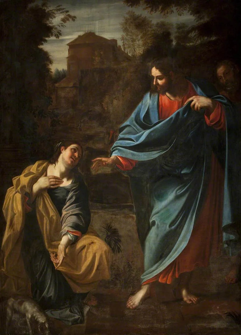 Kristus og kanaanæisk kvinde - Ludovico Carracci