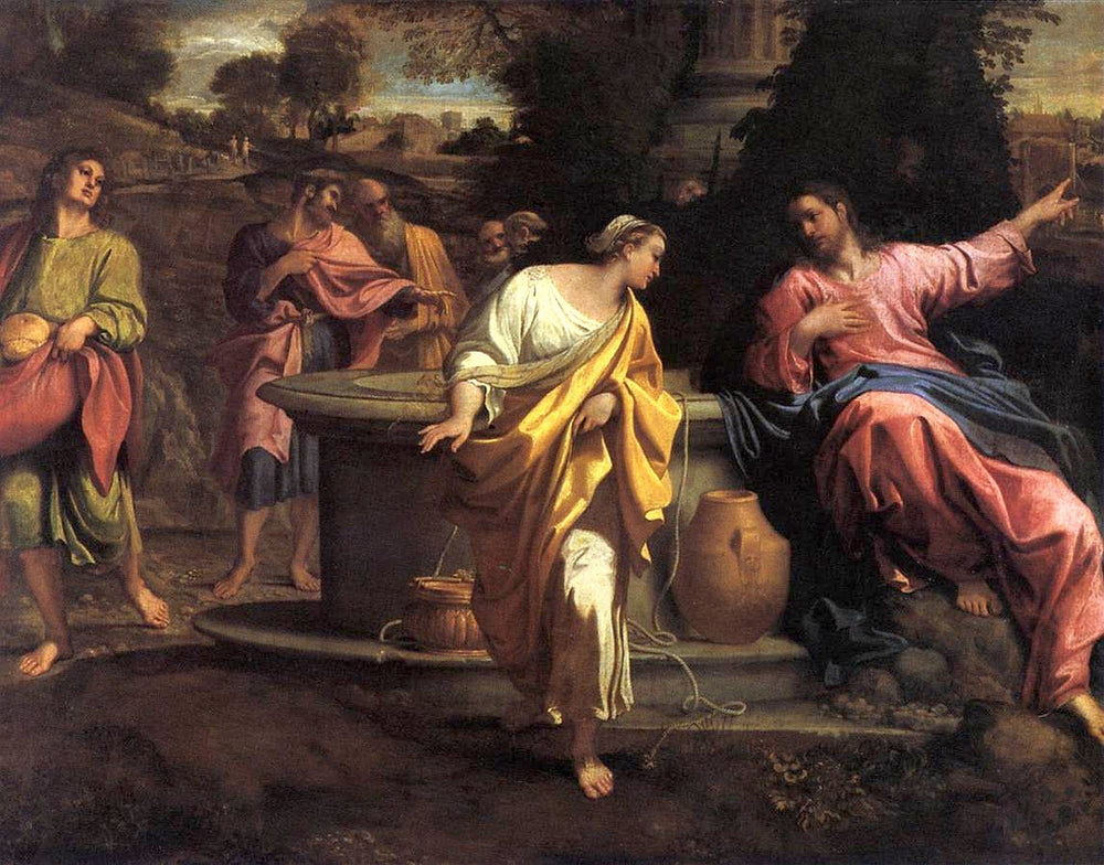 Le Christ et la Samaritaine - Annibale Carracci - Alpha Reproduction