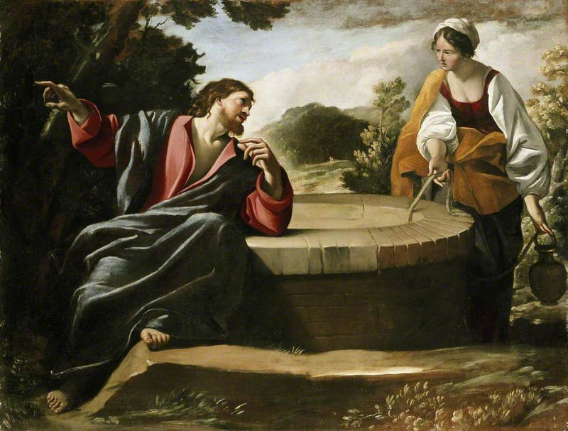 Kristus og den samaritiske kvinde - Giovanni Lanfranco