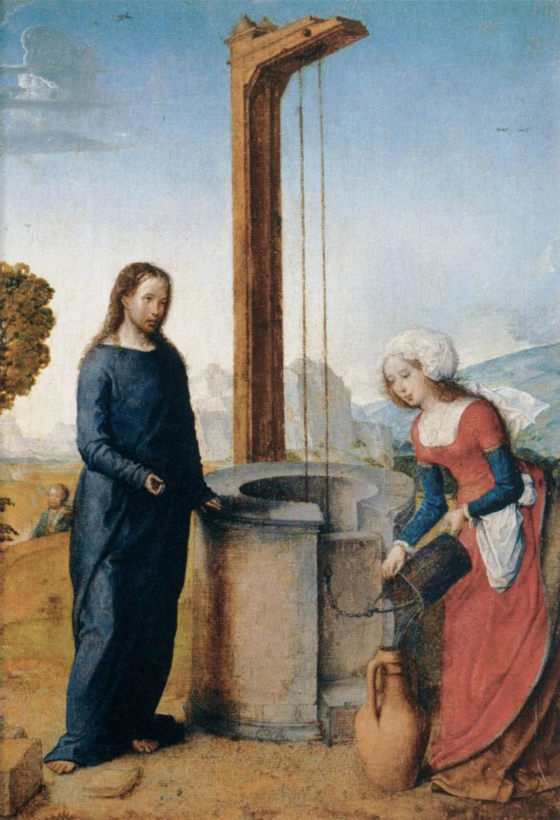 Kristus og den samaritiske kvinde - Juan de Flandres