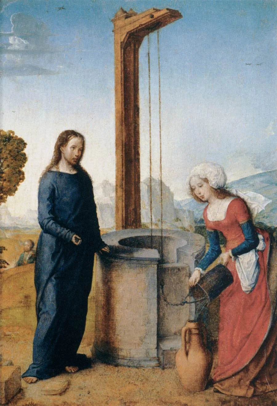 Kristus og den samaritiske kvinde - Juan de Flandres