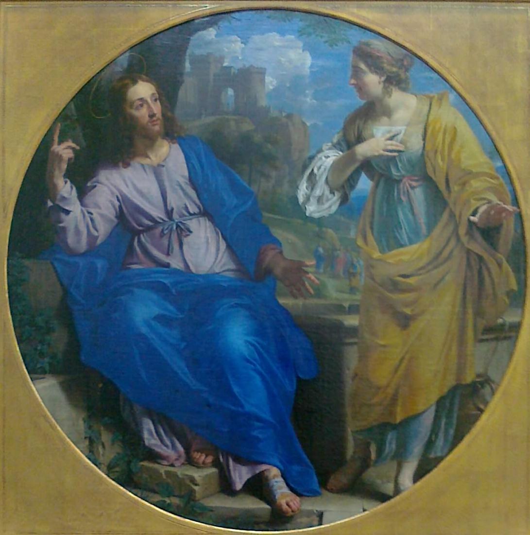 Kristus og den samaritaniske kvinde - Philippe de Champaigne