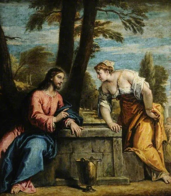 Kristus og den samaritaniske kvinde - Sebastiano Ricci
