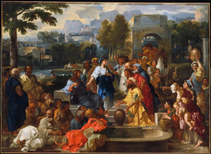 Le Christ et la Samaritaine - Sébastien Bourdon