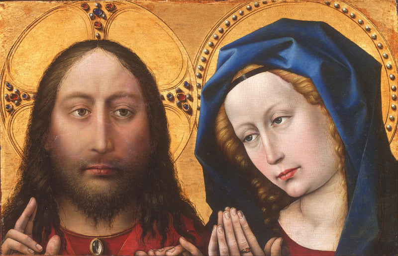 Kristus og Jomfruen i bøn - Robert Campin