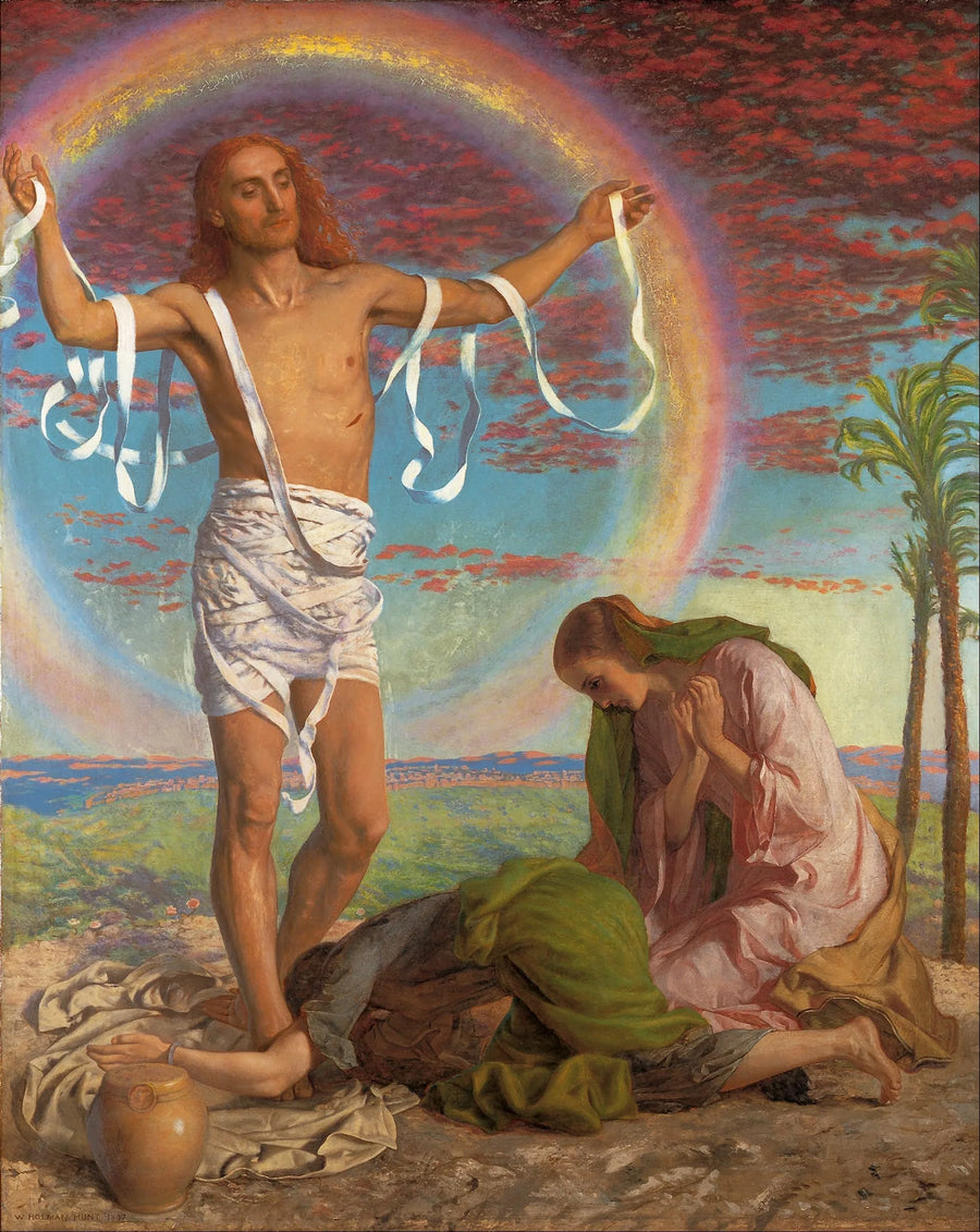 Kristus og de to Mariaer - William Holman Hunt