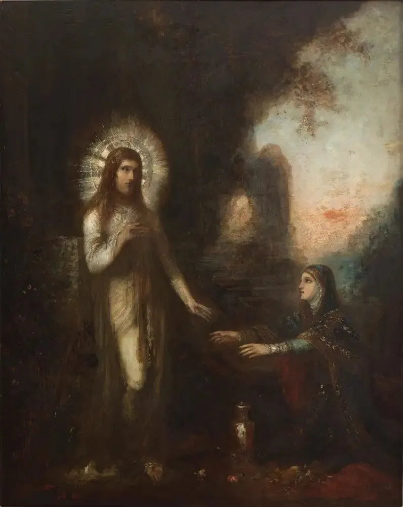 Kristus og Madeleine (Noli me Tangere) - Gustave Moreau