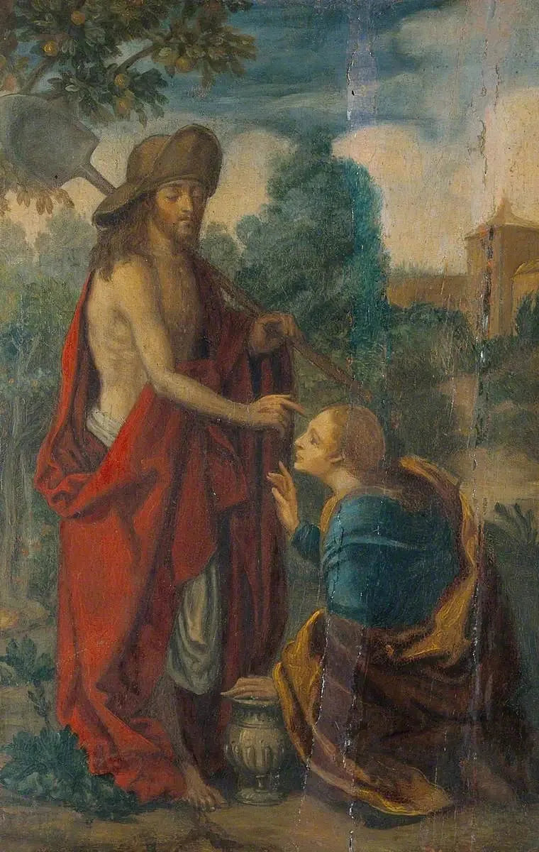 Kristus og Maria Magdalena (Noli me Tangere) - Albrecht Dürer