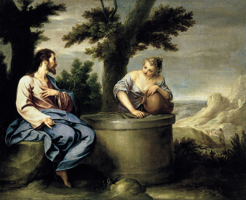 Kristus og samaritanen - Alonso Cano