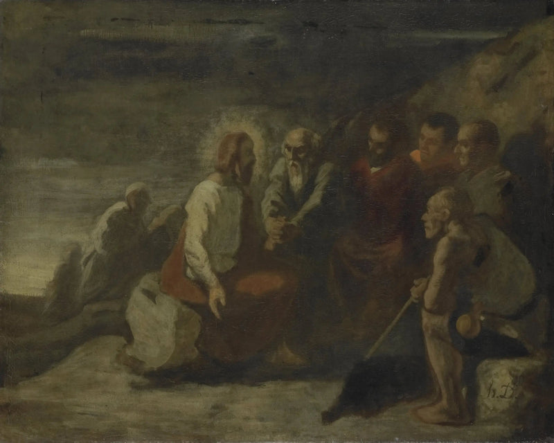 Kristus og hans disciple - Honoré Daumier