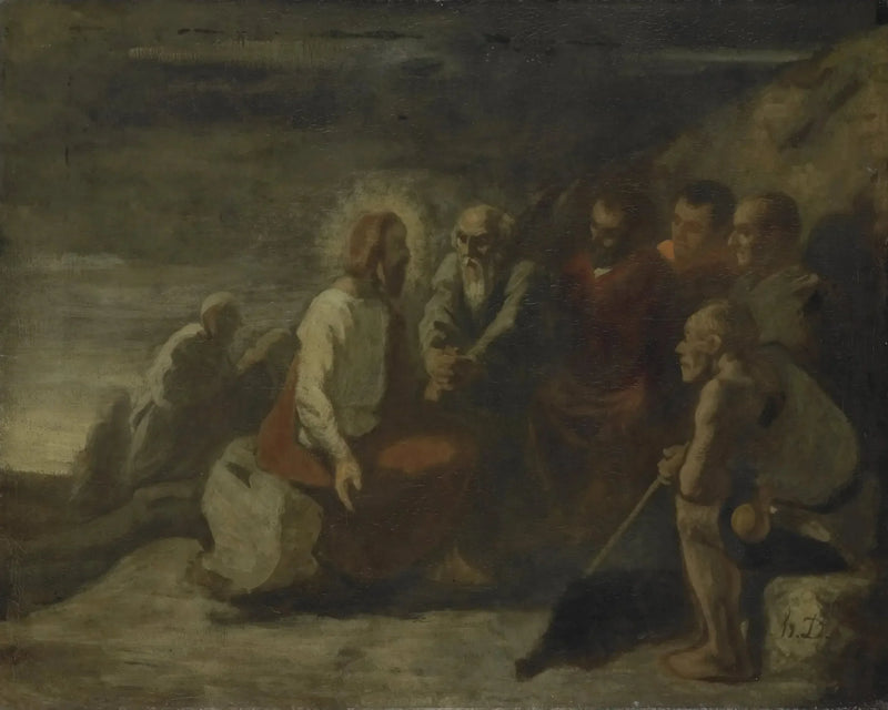 Kristus og hans disciple - Honoré Daumier