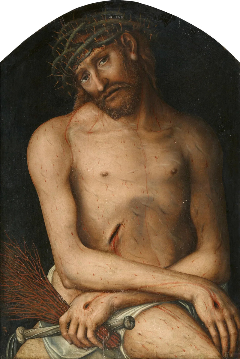 Kristus, smertefuld mand - Lucas Cranach den Ældre