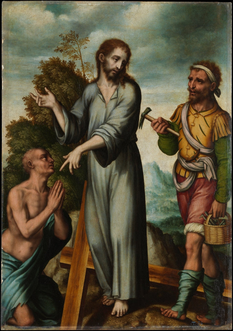 Kristus, der retfærdiggør sin lidelse - Luis de Morales