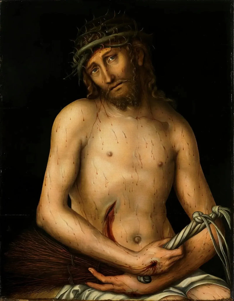 Kristus, smertefuld mand - Lucas Cranach den Ældre