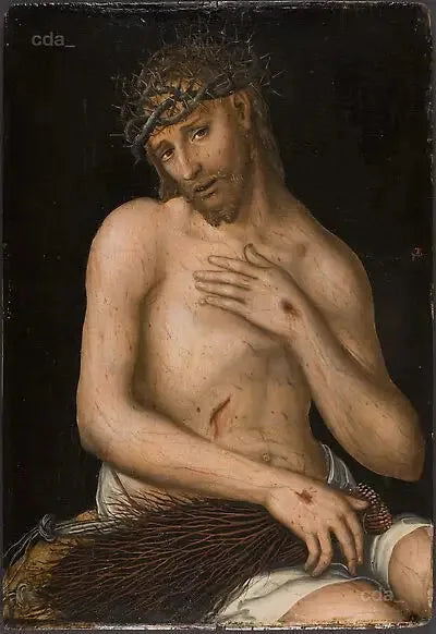 Kristus, smertefuld mand - Lucas Cranach den Ældre