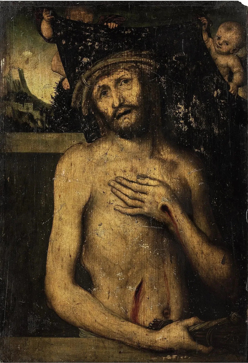 Kristus, lidende mand - Lucas Cranach den Ældre