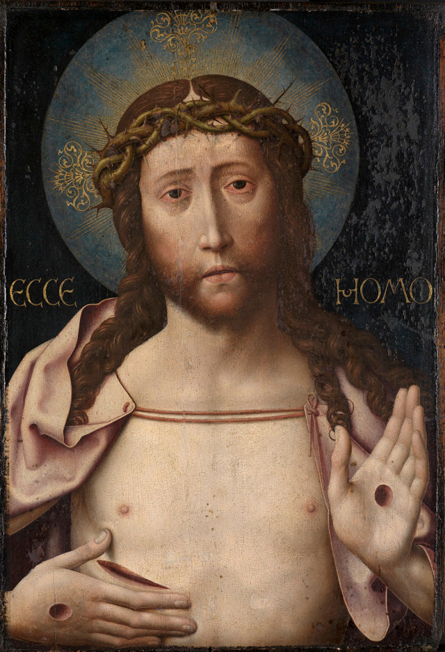 Le Christ montrant ses plaies (Jean 20: 25-26) - Dirk Bouts image 1 reproduction artisanale de tableau
