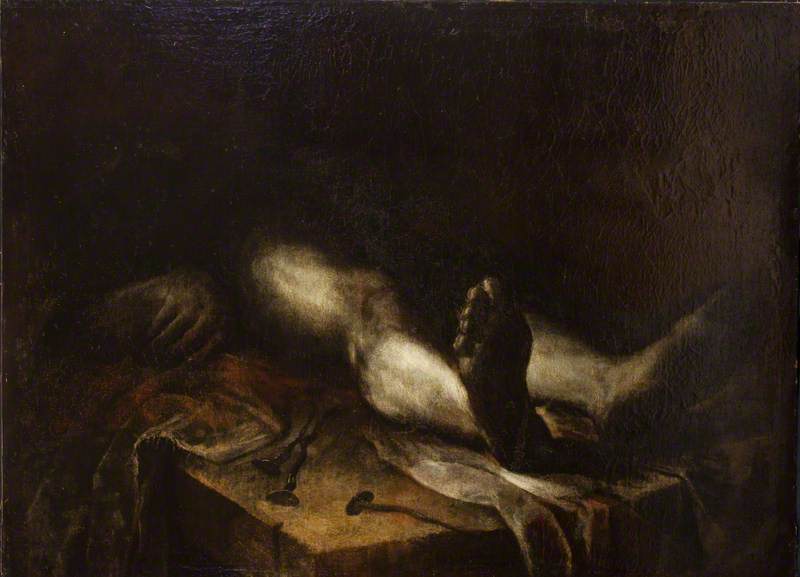 Den døde Kristus - Ludovico Carracci
