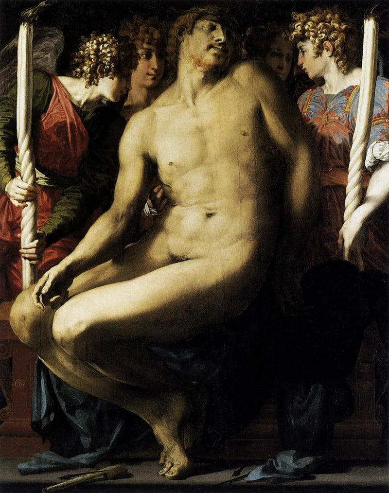 Kristus blandt englene - Rosso Fiorentino