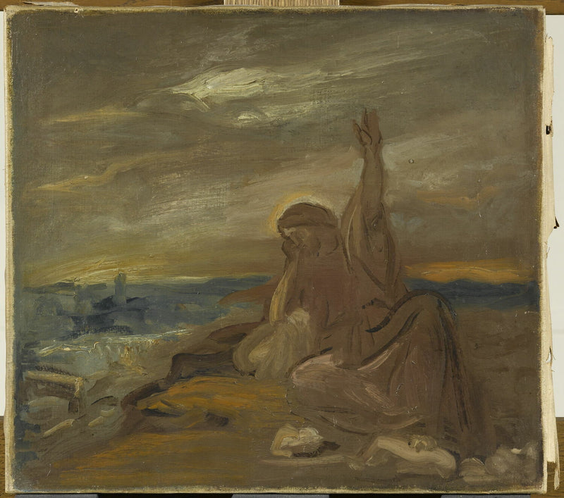 Kristus grædende over Jerusalem - Théodore Chassériau