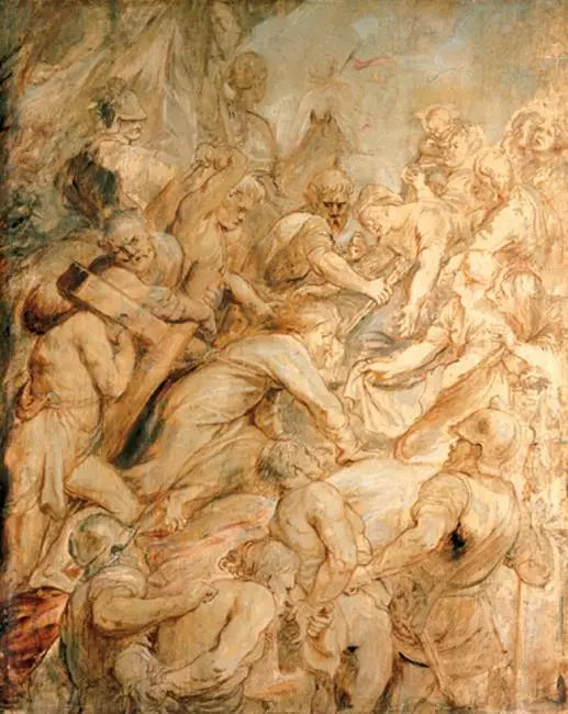 Kristus bærer korset, 1634-1637 - Peter Paul Rubens