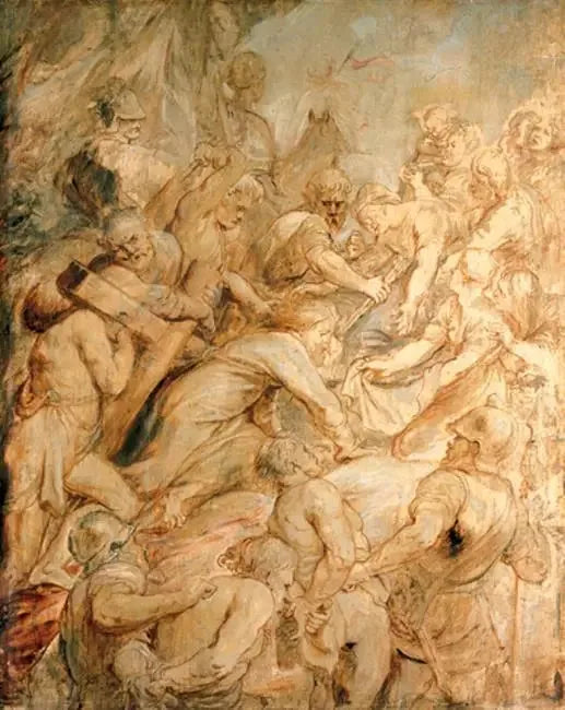 Kristus bærer korset, 1634-1637 - Peter Paul Rubens